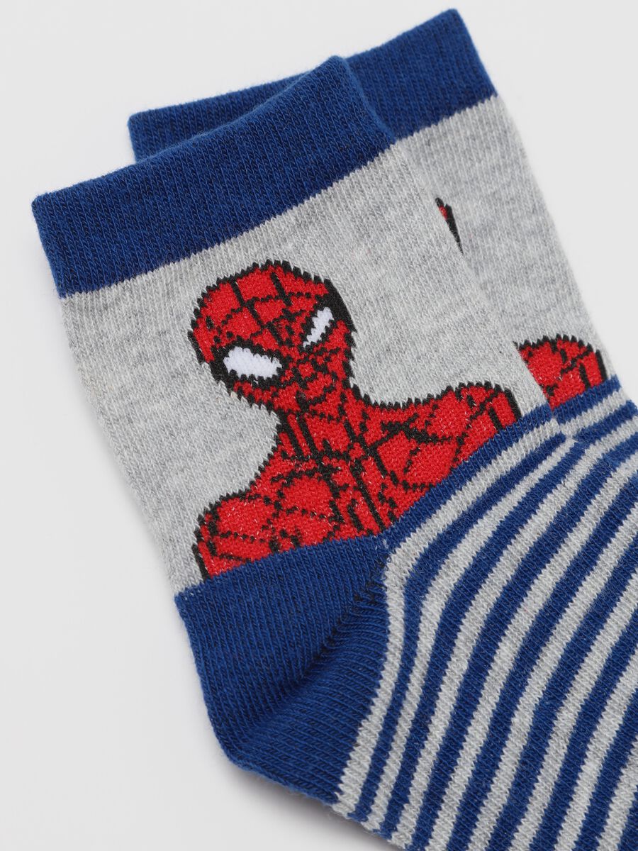 Three-pack socks in organic cotton with Spider-Man design_1