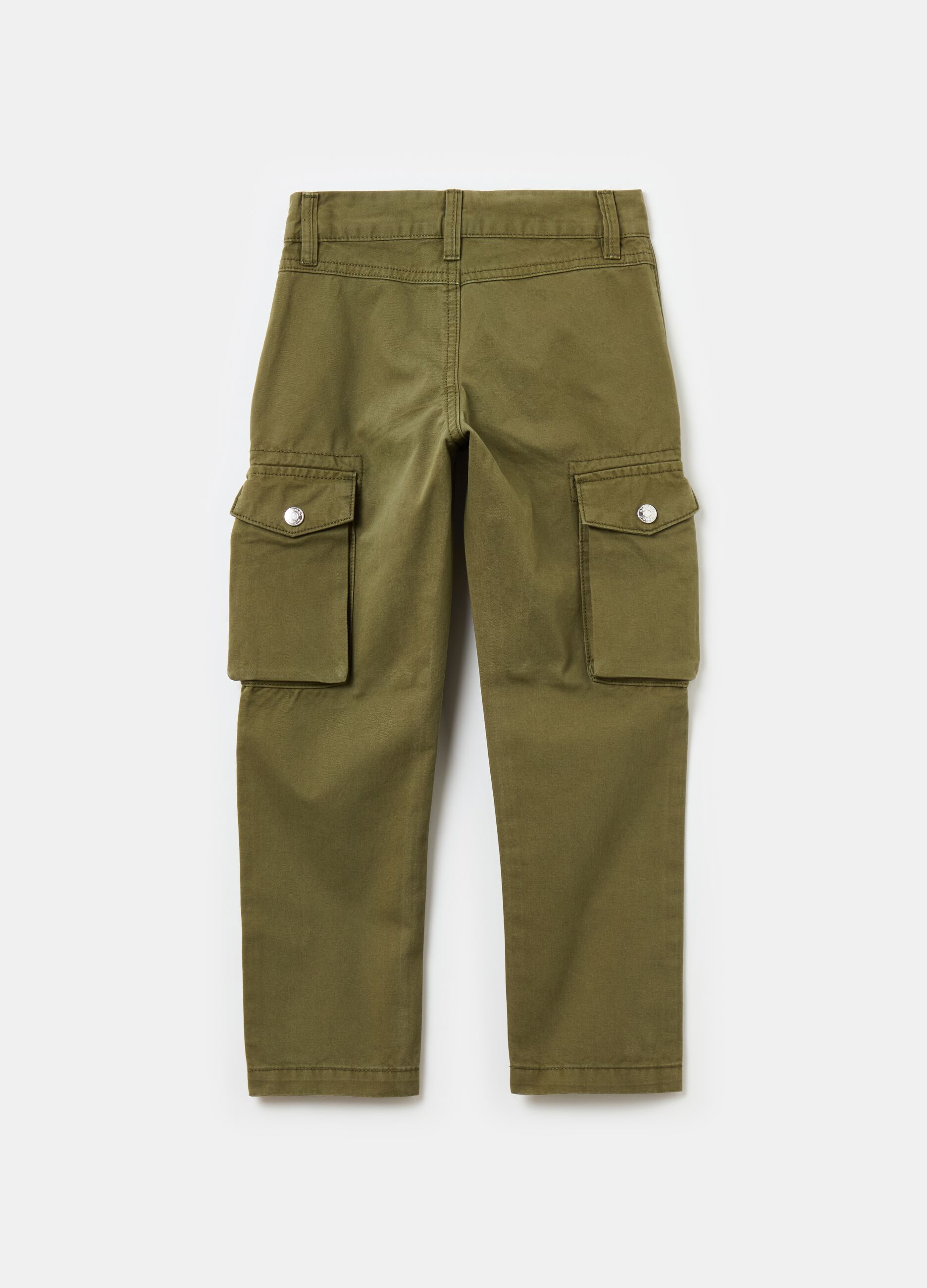 Cotton cargo trousers