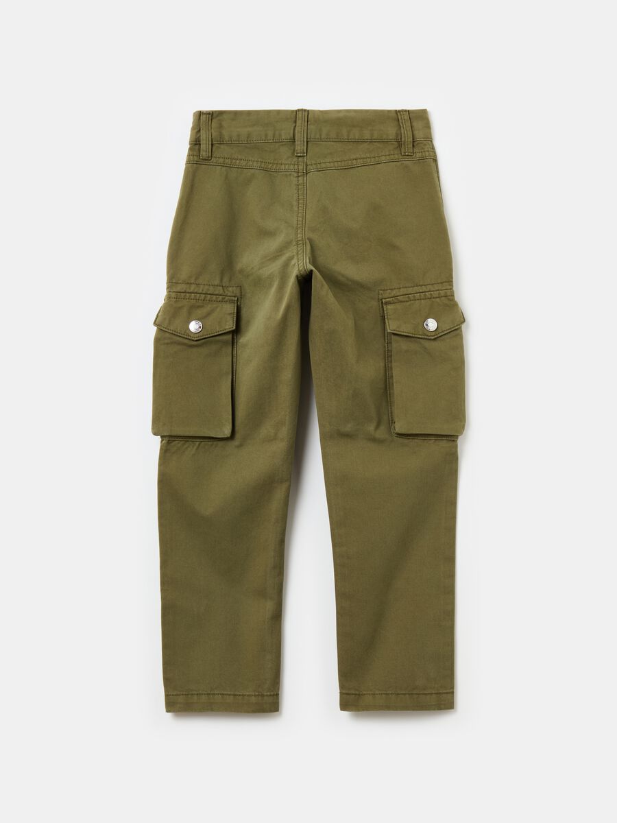 Pantaloni cargo in cotone_3