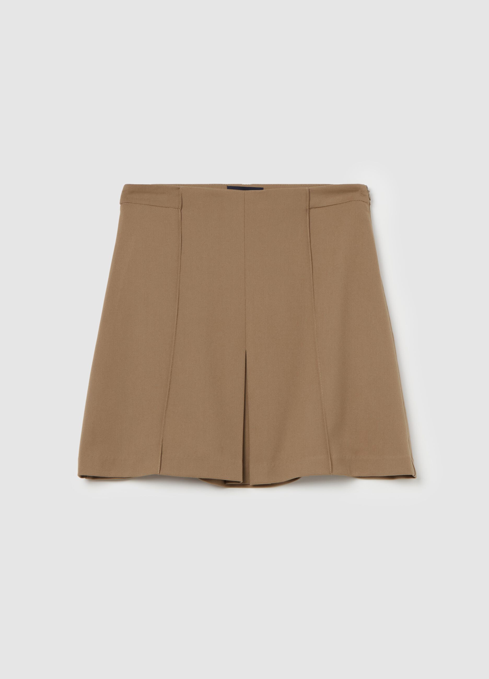 Contemporary pleated miniskirt