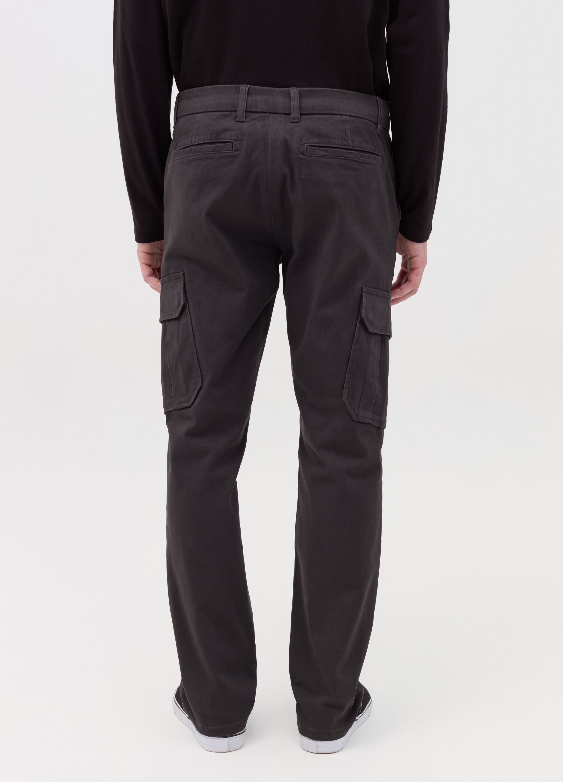 Slim-fit cargo trousers