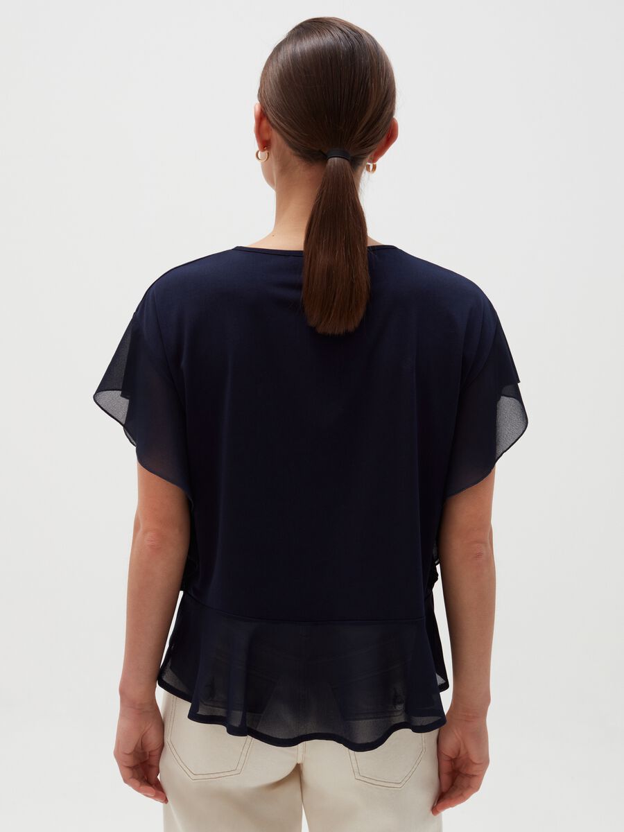 T-shirt with semisheer flounces_2