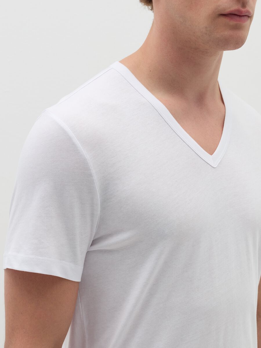 Two-pack V-neck undershirts in jersey_1