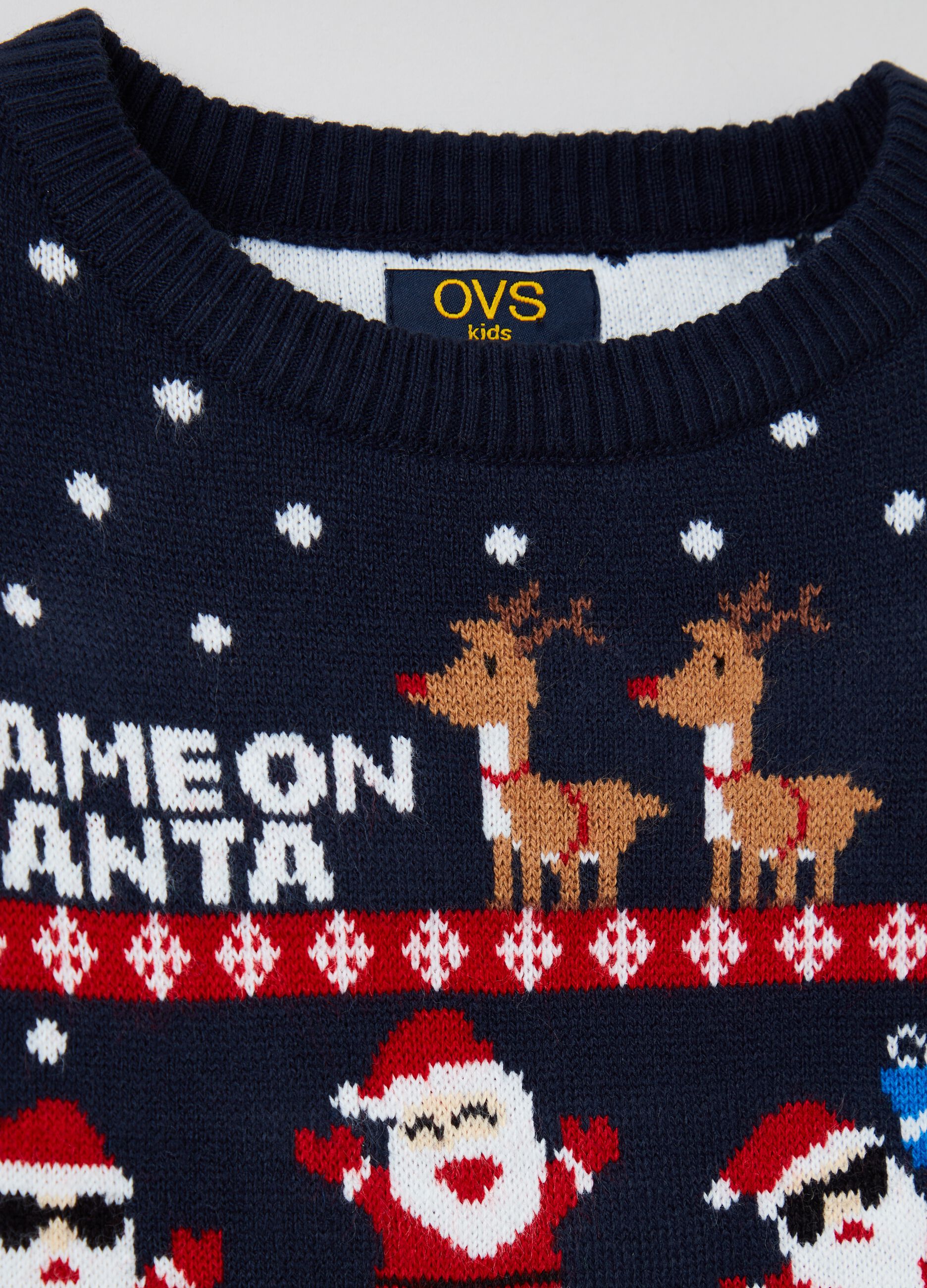 Christmas Jumper con disegni jacquard