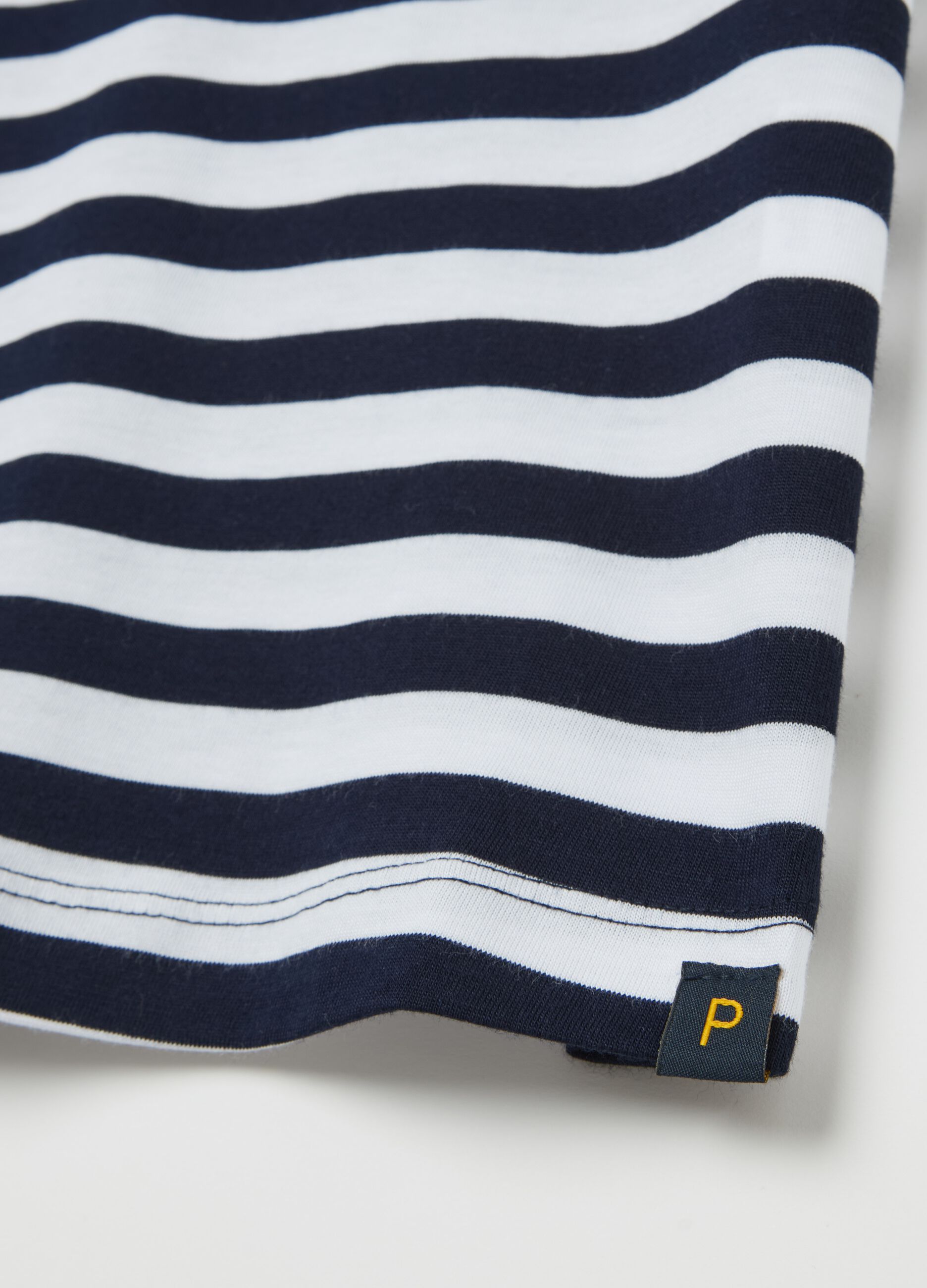 Striped T-shirt in Supima cotton