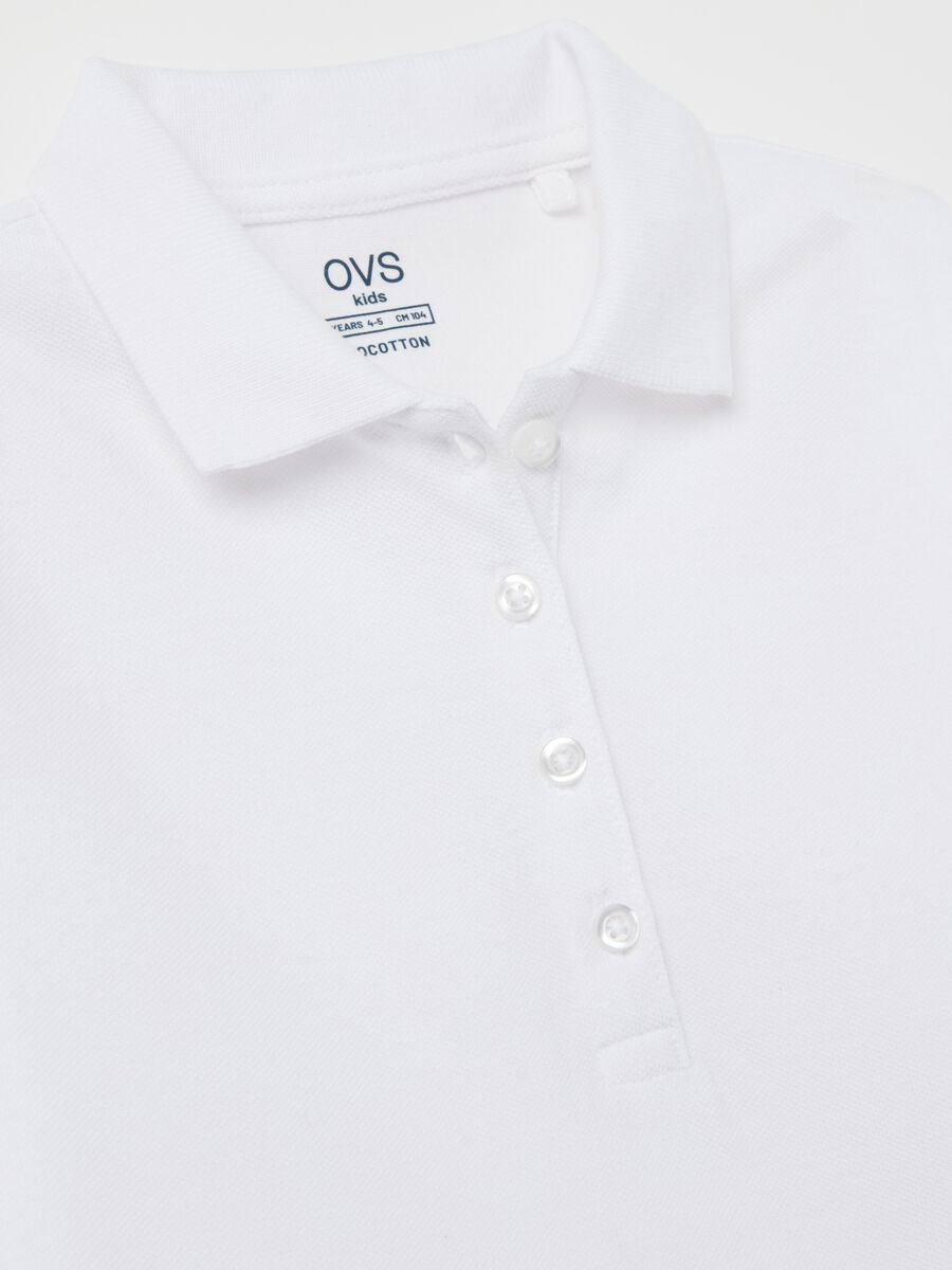 Long-sleeved polo shirt in organic cotton_2