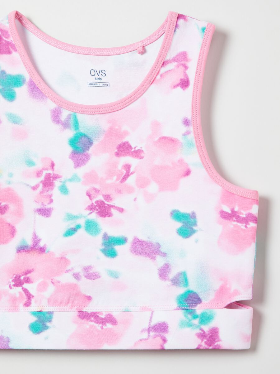 Tank top with floral pattern_2