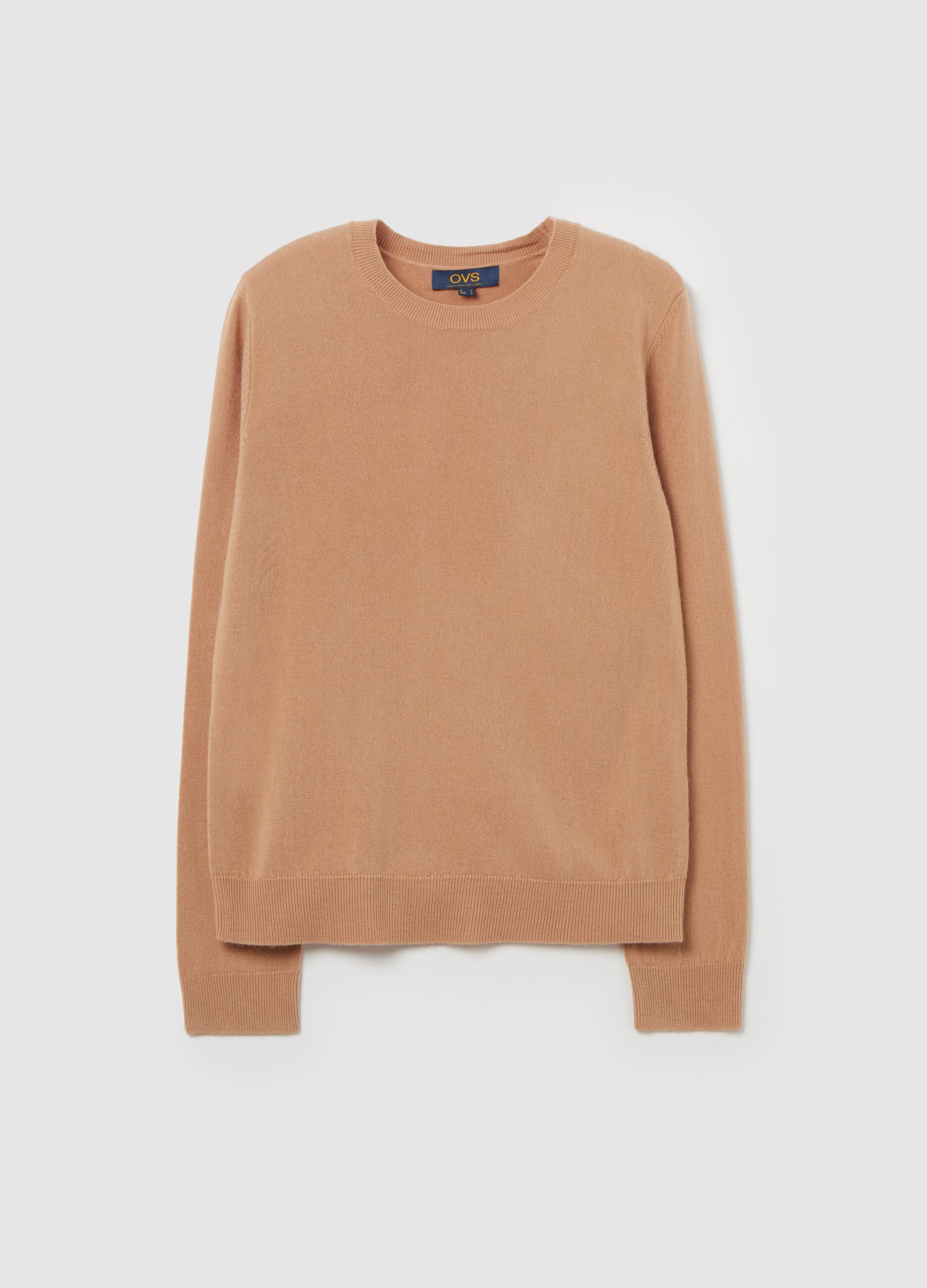 Top with long sleeves and round neck