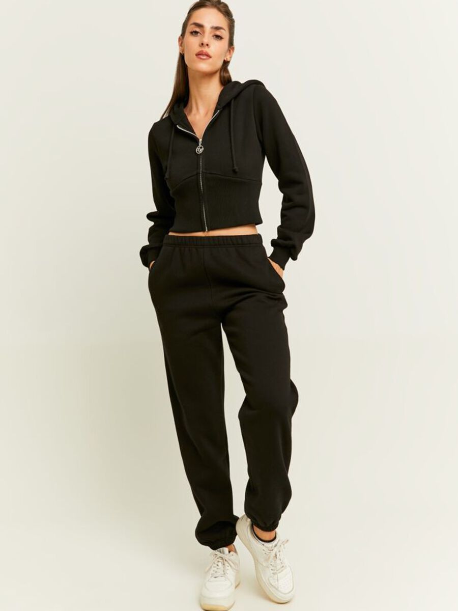 Joggers in fleece_0