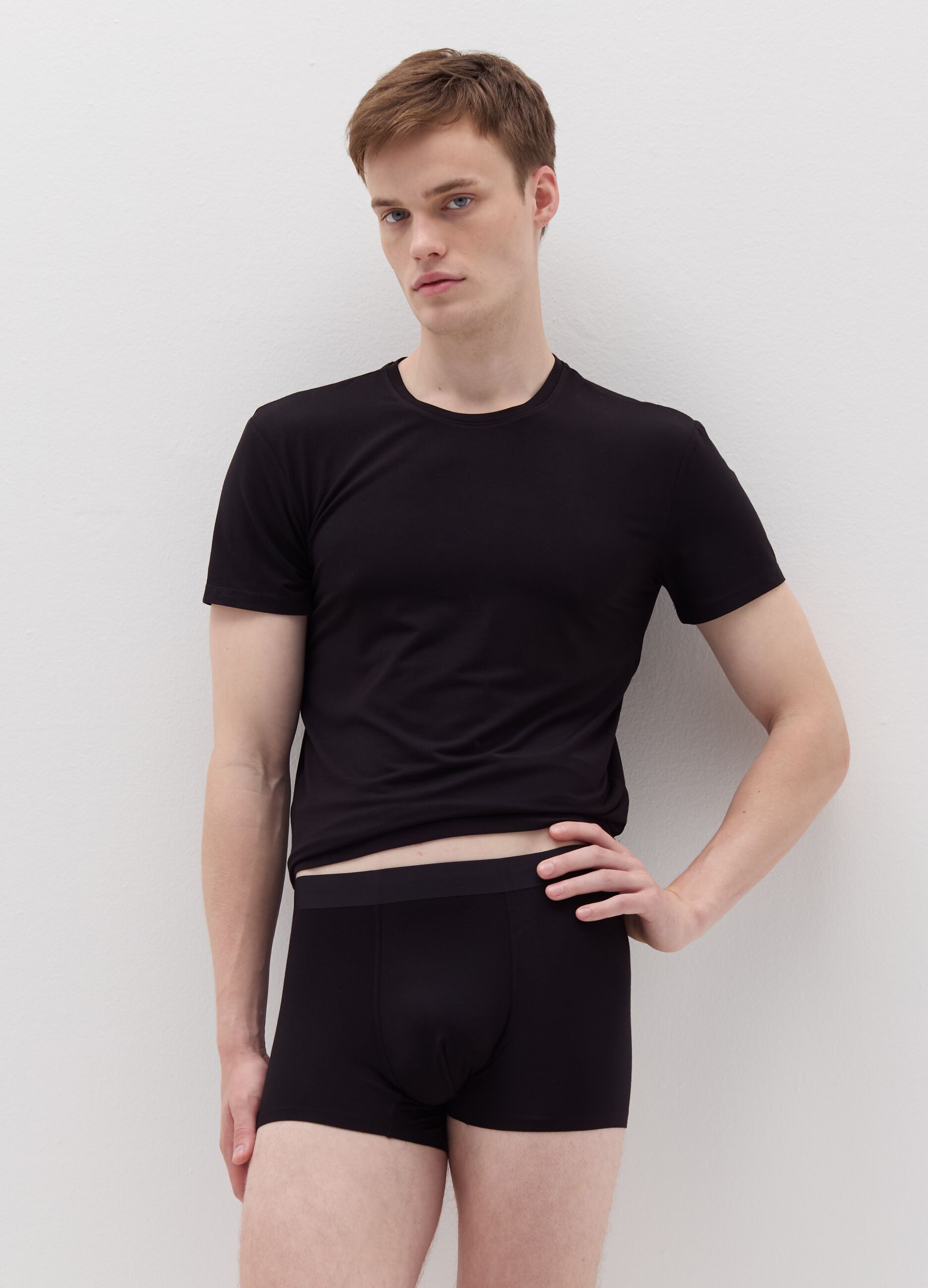 Stretch modal undershirt