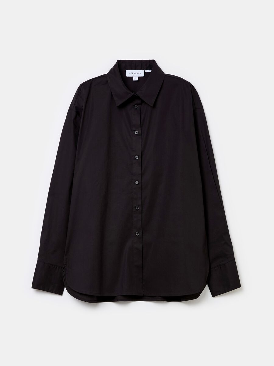 Oversized shirt in poplin_4