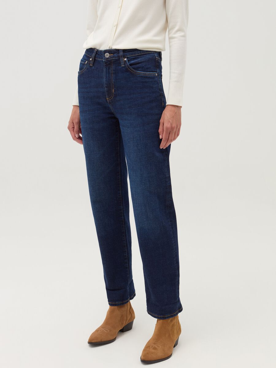 Straight-fit stretch jeans_1