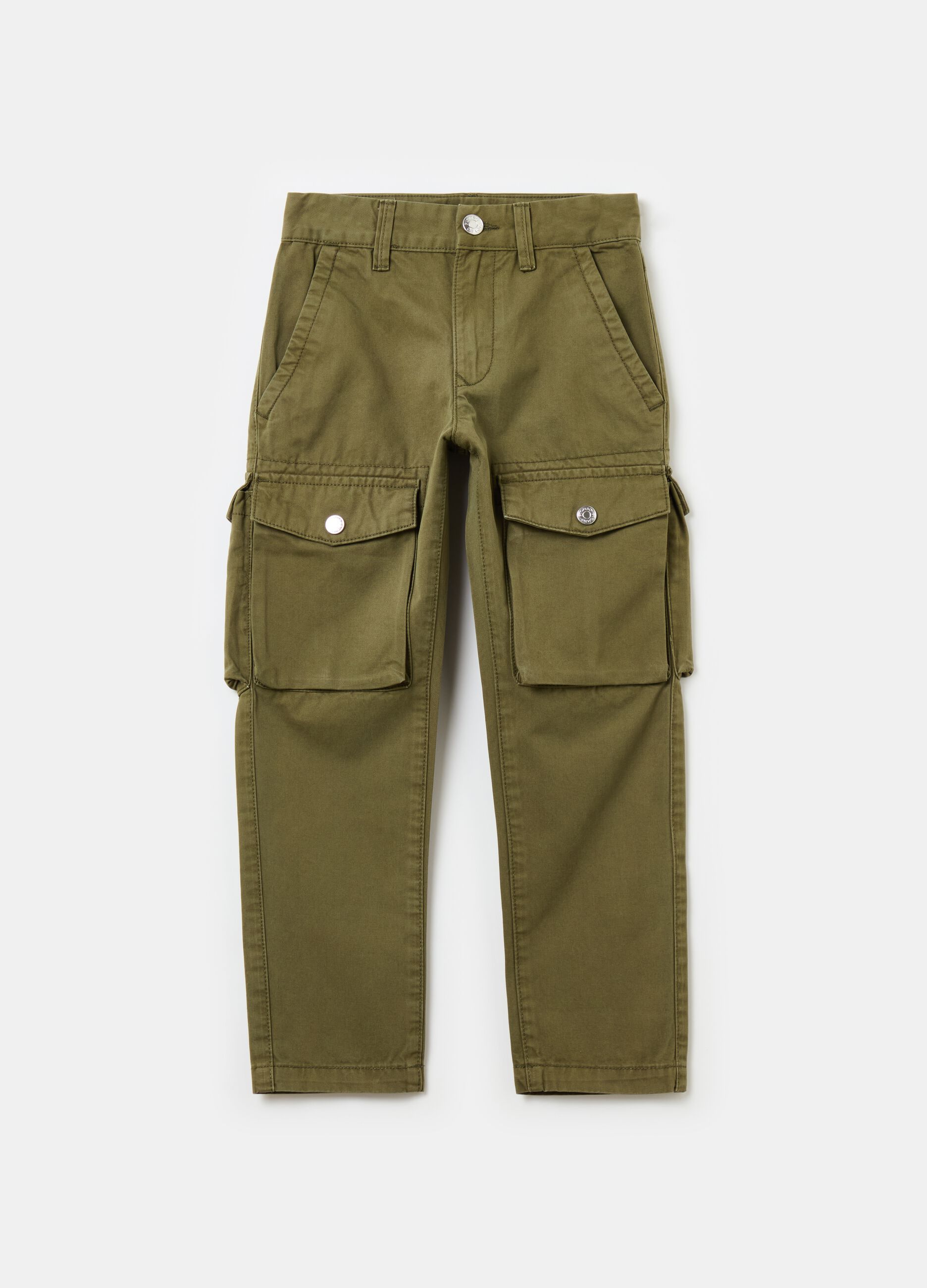 Cotton cargo trousers