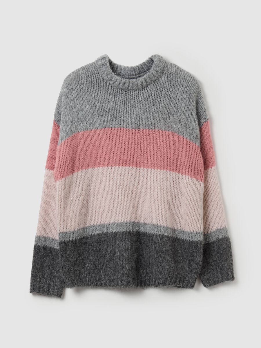 Pullover oversize color-block_4