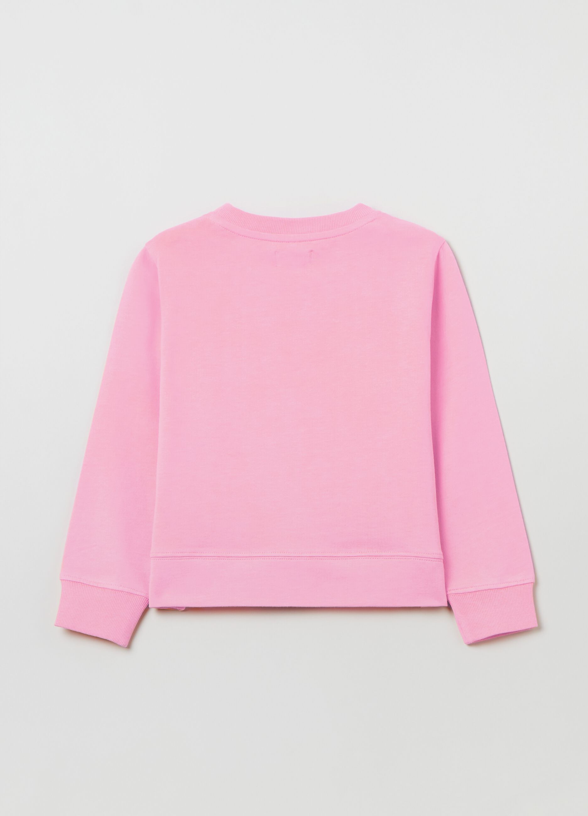 Sweatshirt in French Terry with round neck