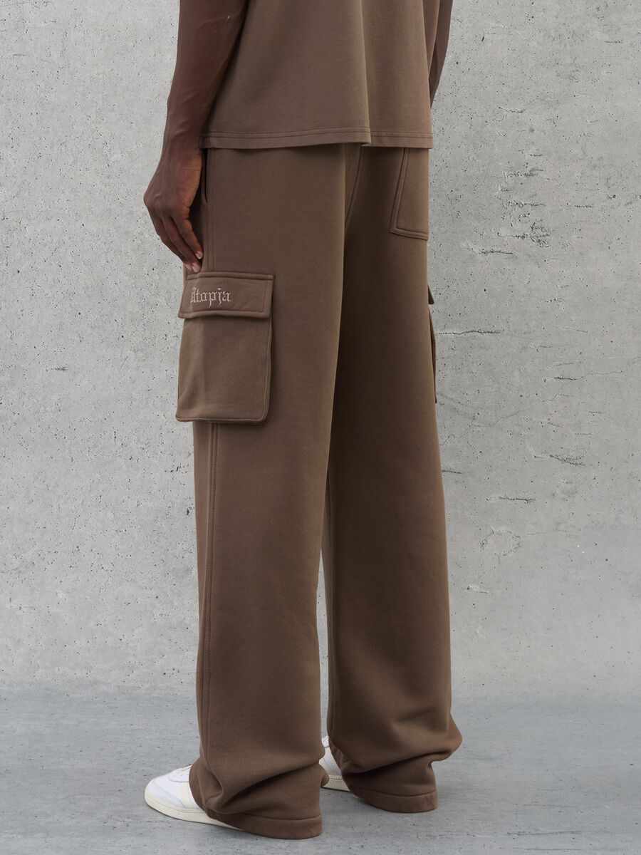 Cargo Sweatpants Cappuccino Brown_2