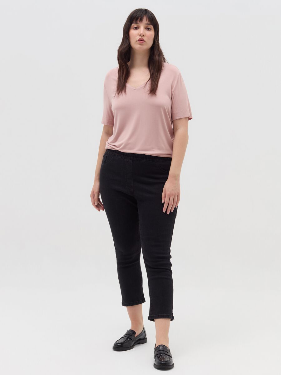 Curvy crop jeggings with splits_0