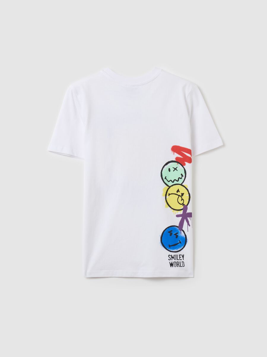 T-shirt in cotone stampa SMILEYWORLD®_1