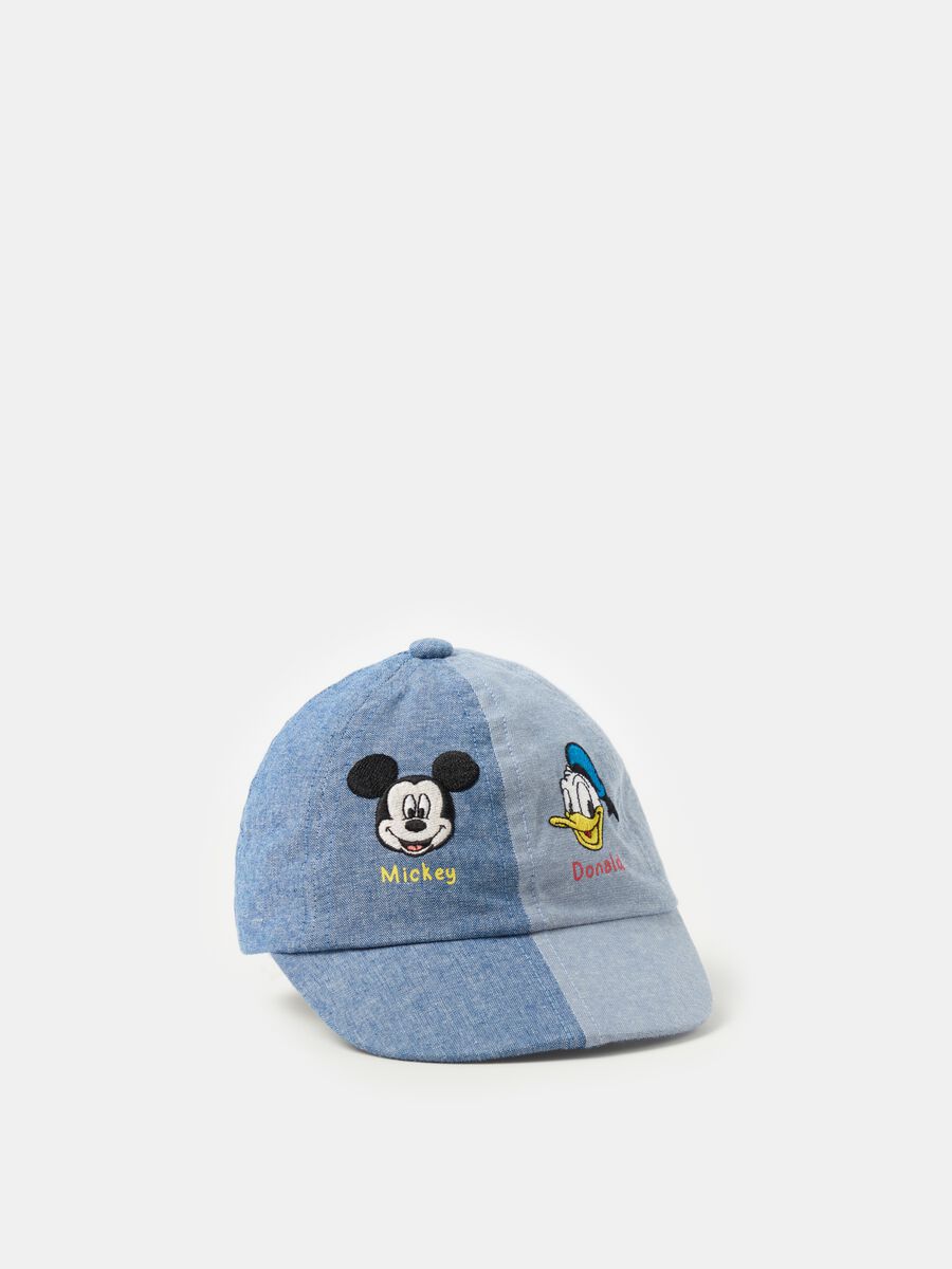 Baseball cap with Mickey Mouse and Donald Duck embroidery_2