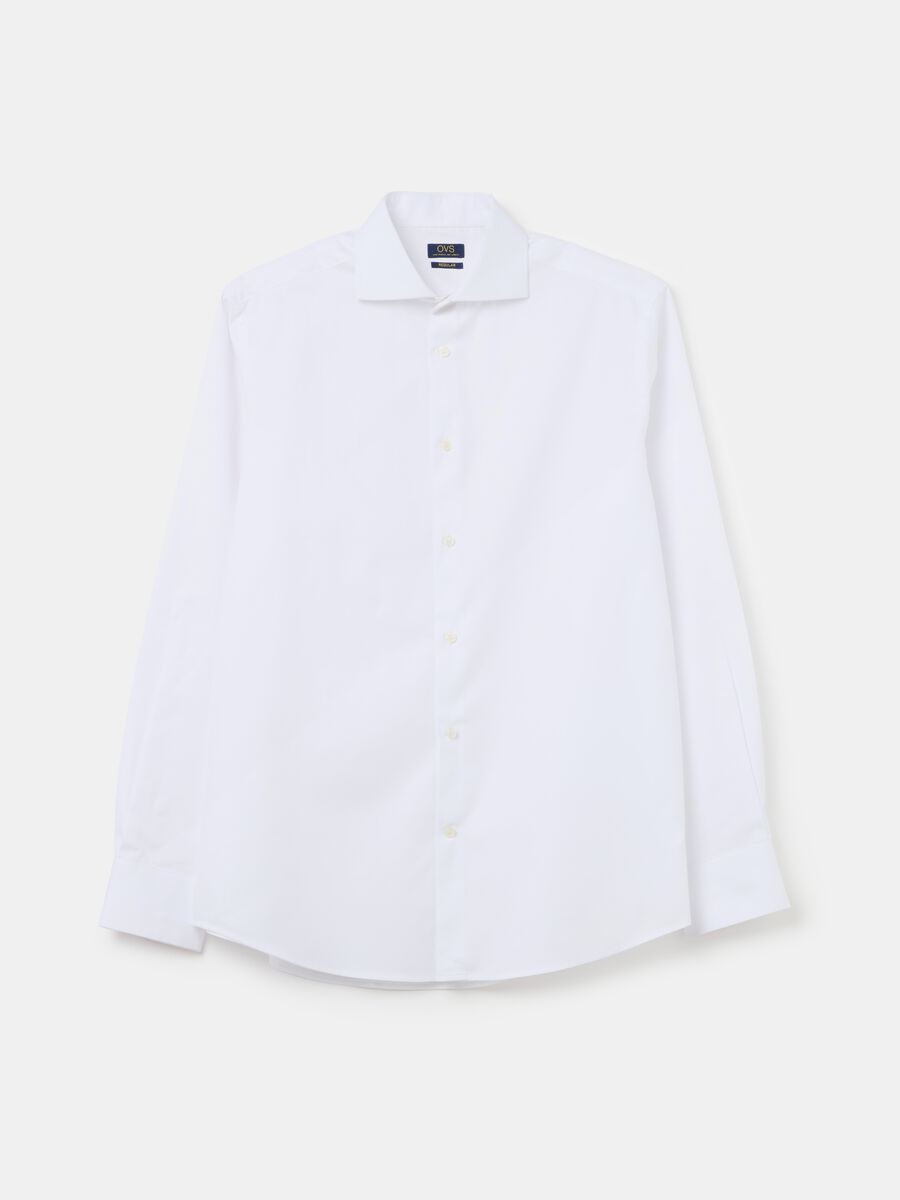 Cotton shirt with regular fit_4