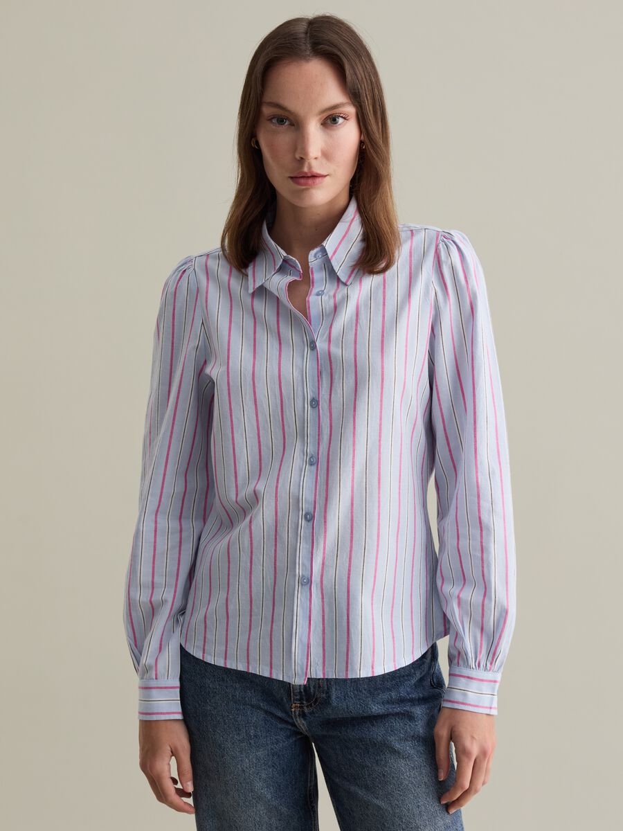 Striped cotton shirt_1