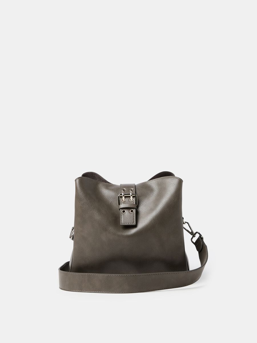 Bucket bag with external pockets_0