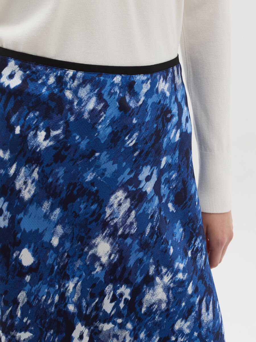 Full midi skirt with print_3