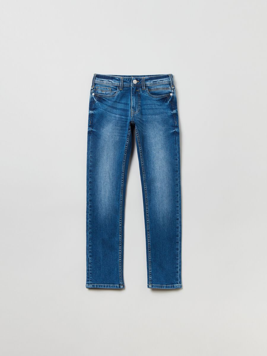 Jeans slim fit cinque tasche_0