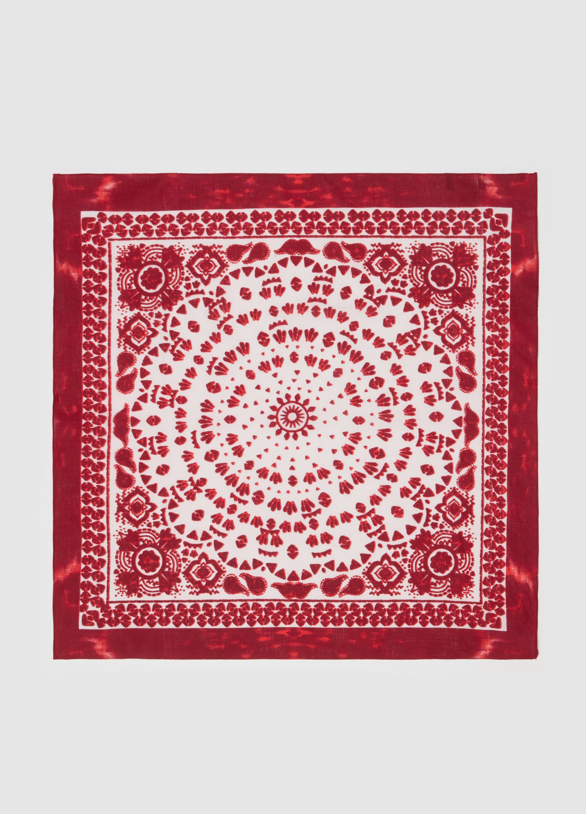 Bandana in cotone con stampa