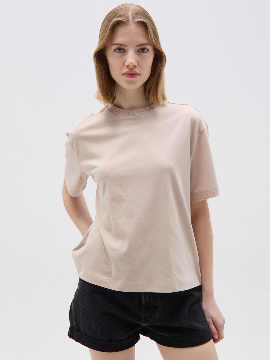 Boxy-fit T-shirt in organic cotton_0