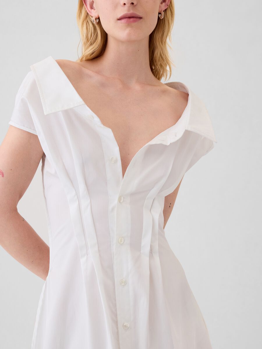 Poplin shirt dress by Zac Posen_5