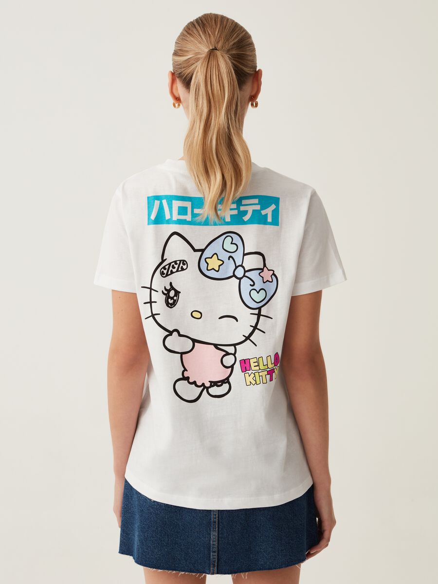 Cotton T-shirt with Hello Kitty print_1