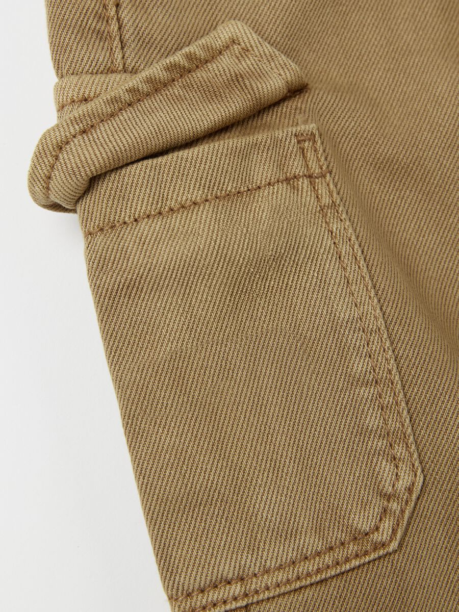 Cargo joggers in cotton and Lyocell_2