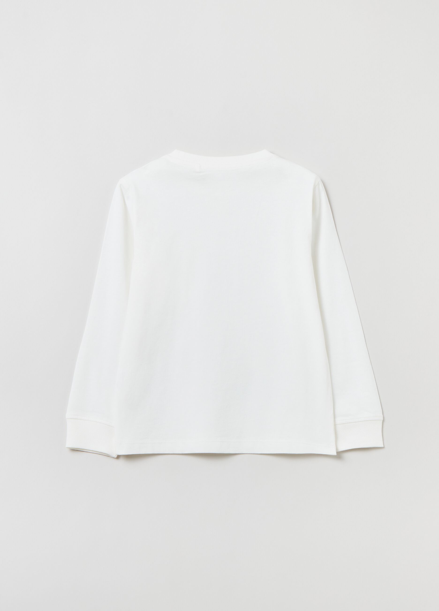 Long-sleeved T-shirt in cotton