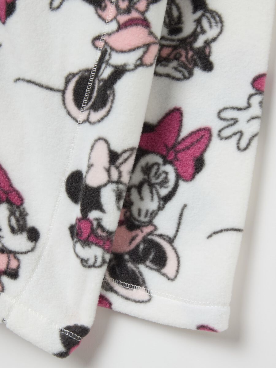 Full-zip sweatshirt in fleece with Minnie Mouse print_3