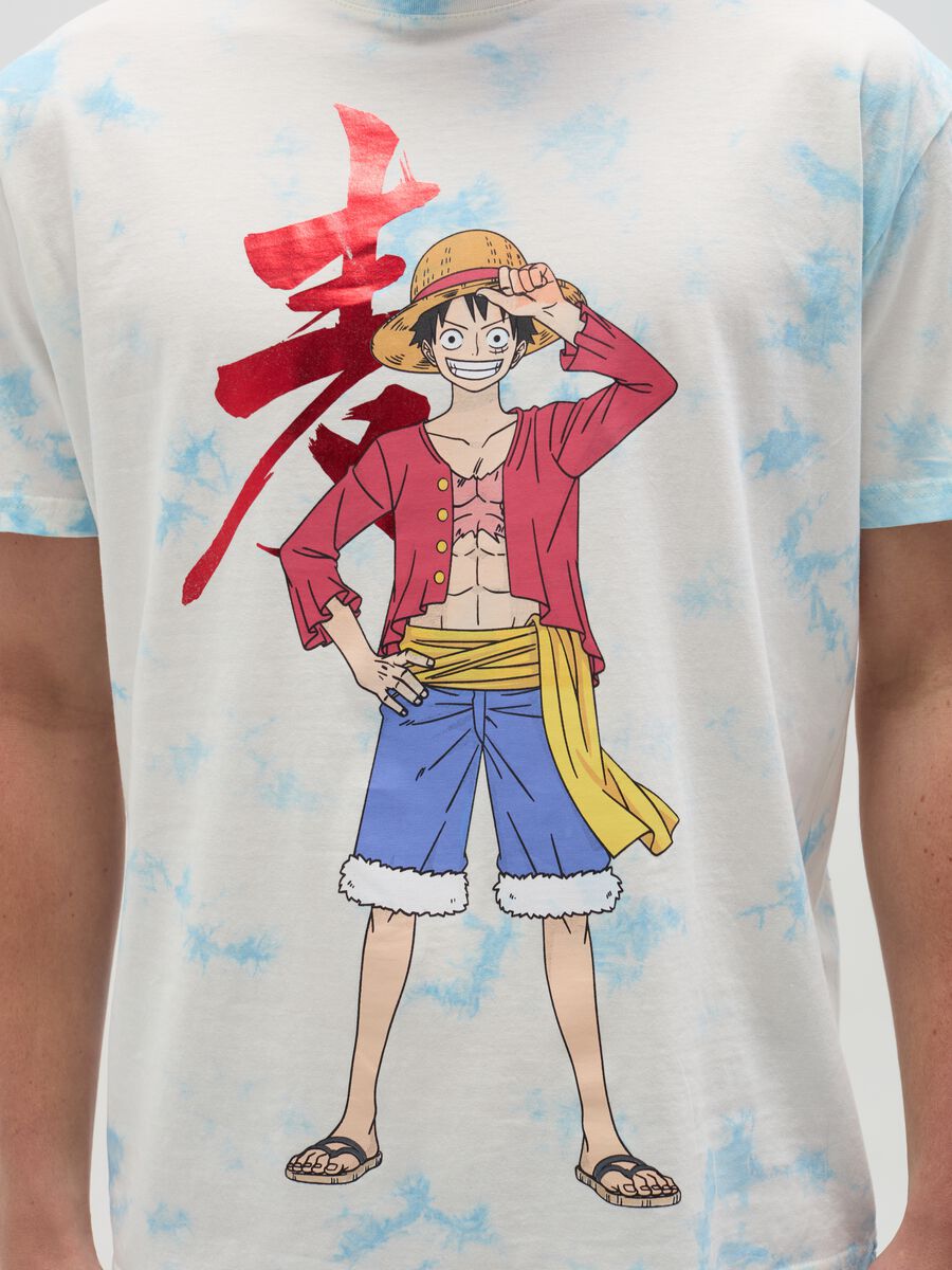 T-shirt Tie Dye con stampa One Piece_1