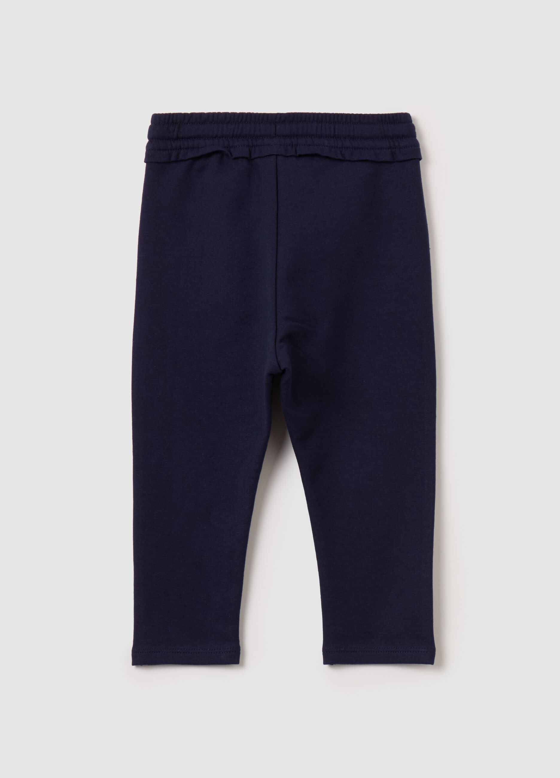 French terry joggers with drawstring