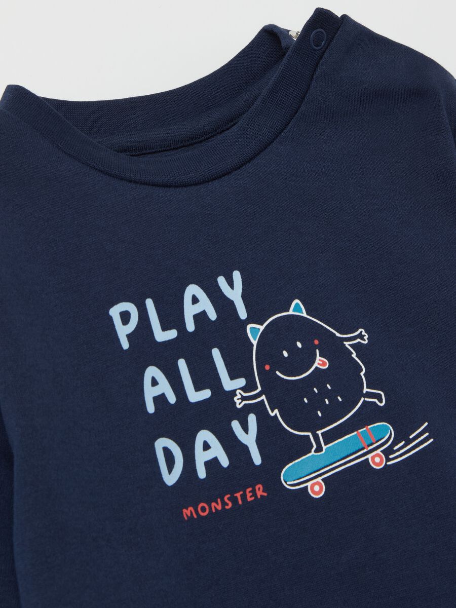 Pigiama in cotone bio "PLAY ALL DAY"_2