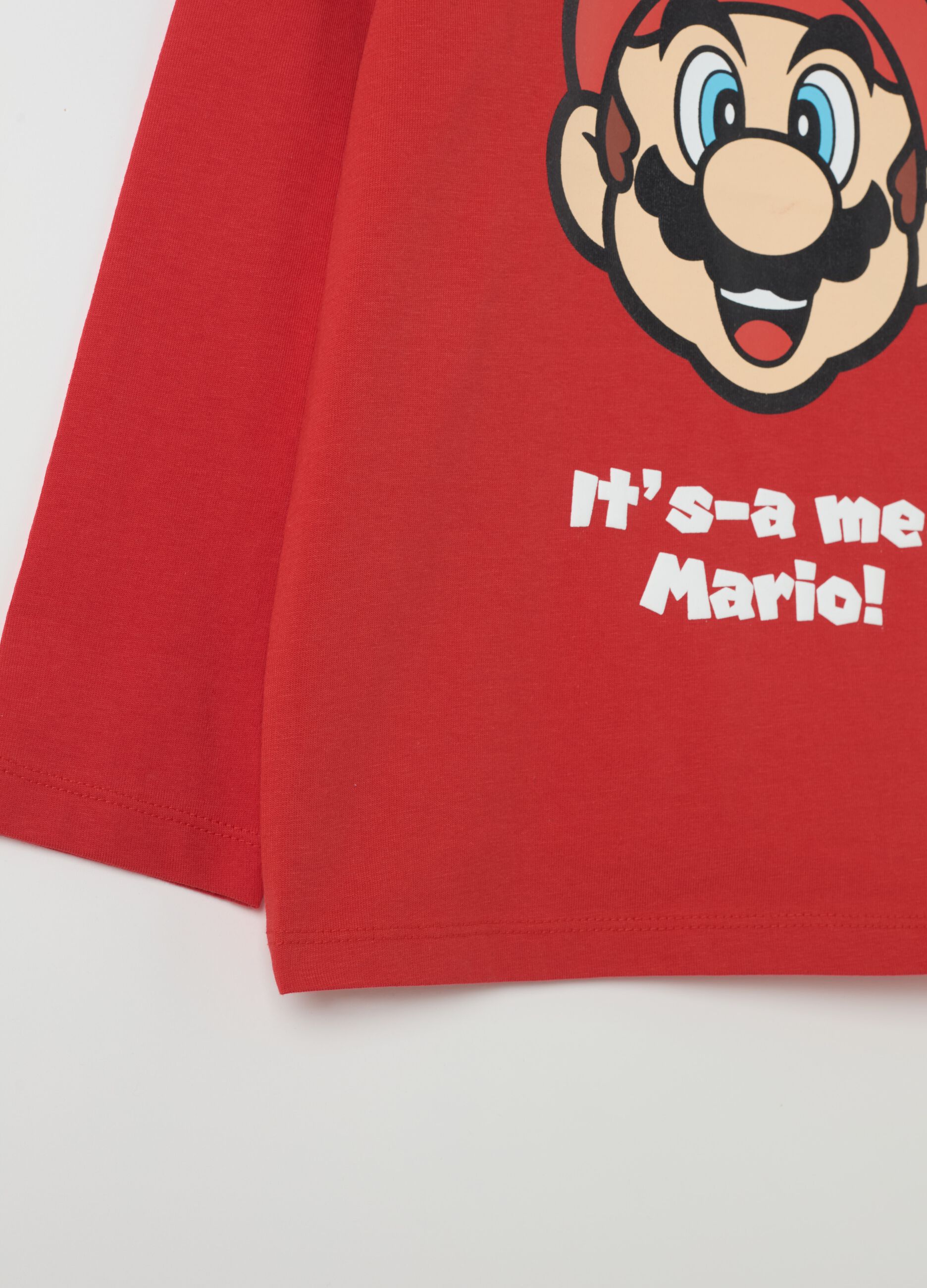 T-shirt maniche lunghe stampa Super Mario™