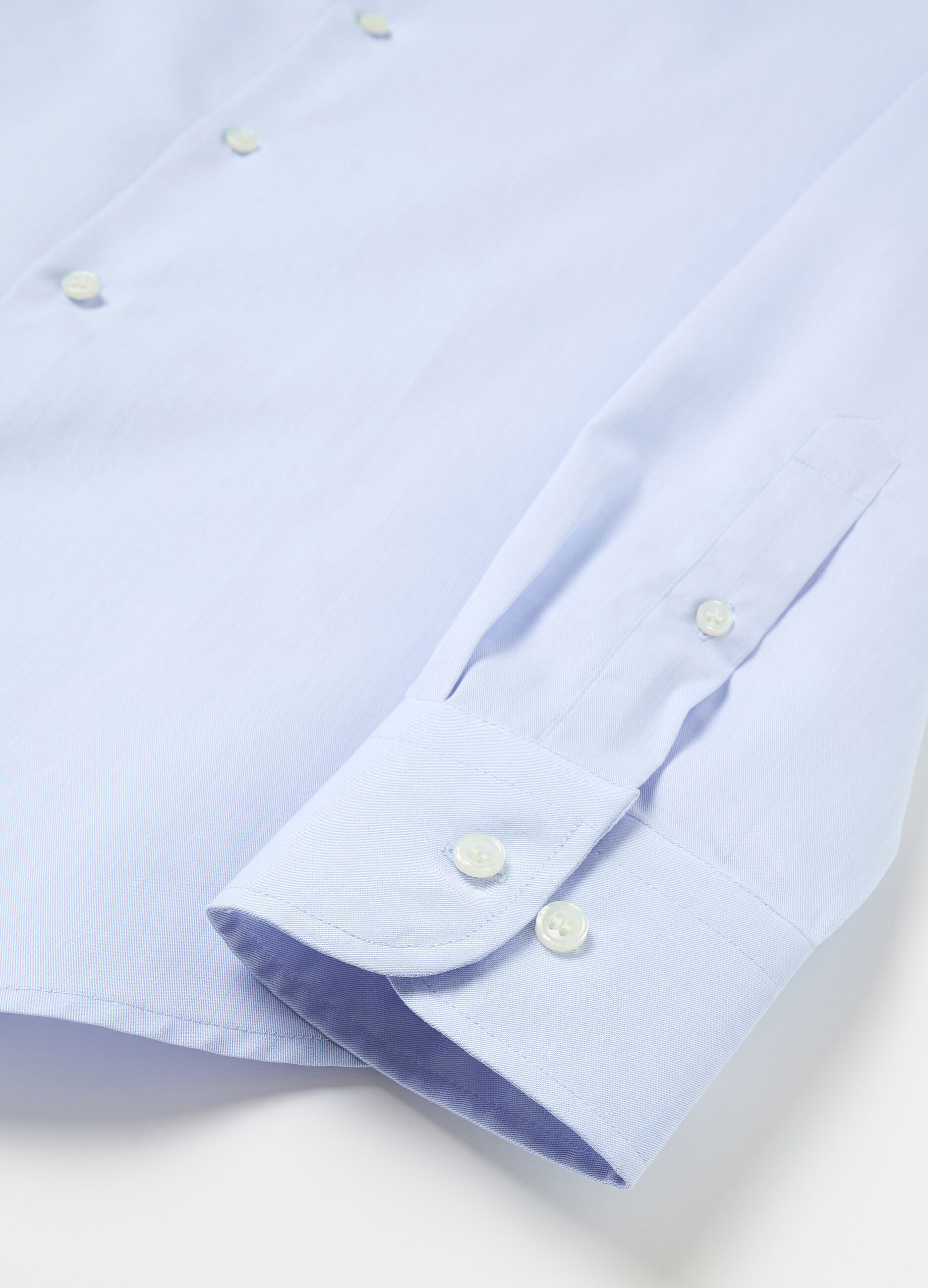 Slim-fit shirt in cotton