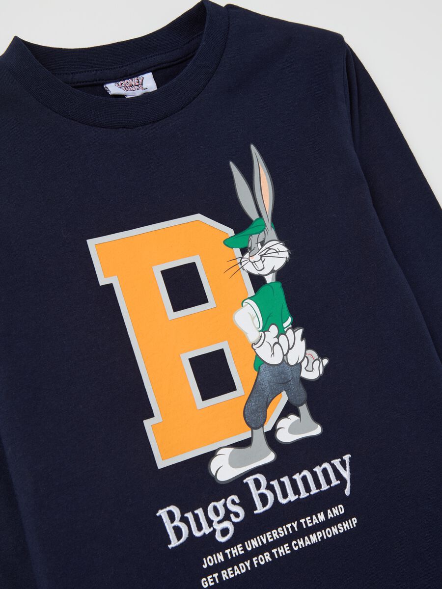 T-shirt maniche lunghe stampa Bugs Bunny_2