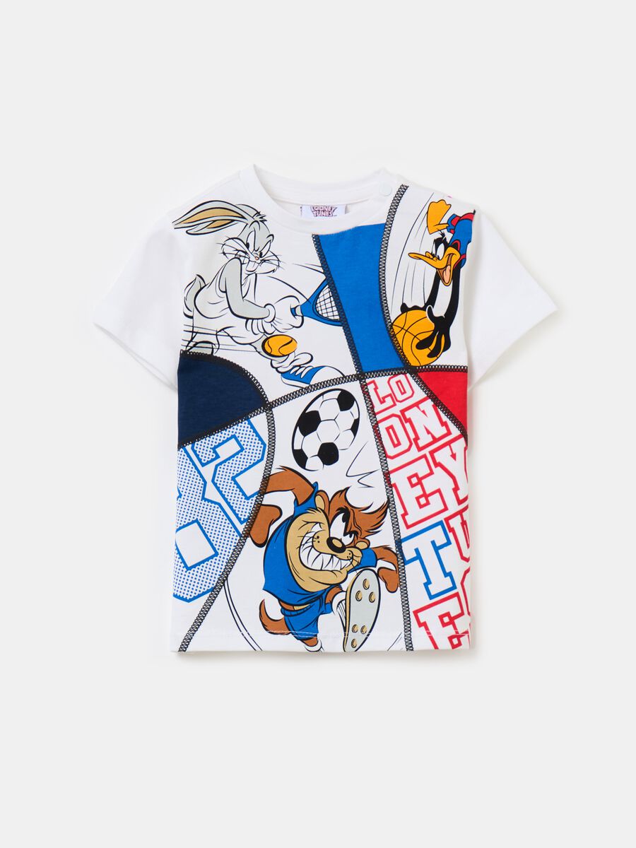 T-shirt with Taz, Bugs Bunny and Daffy Duck print_0