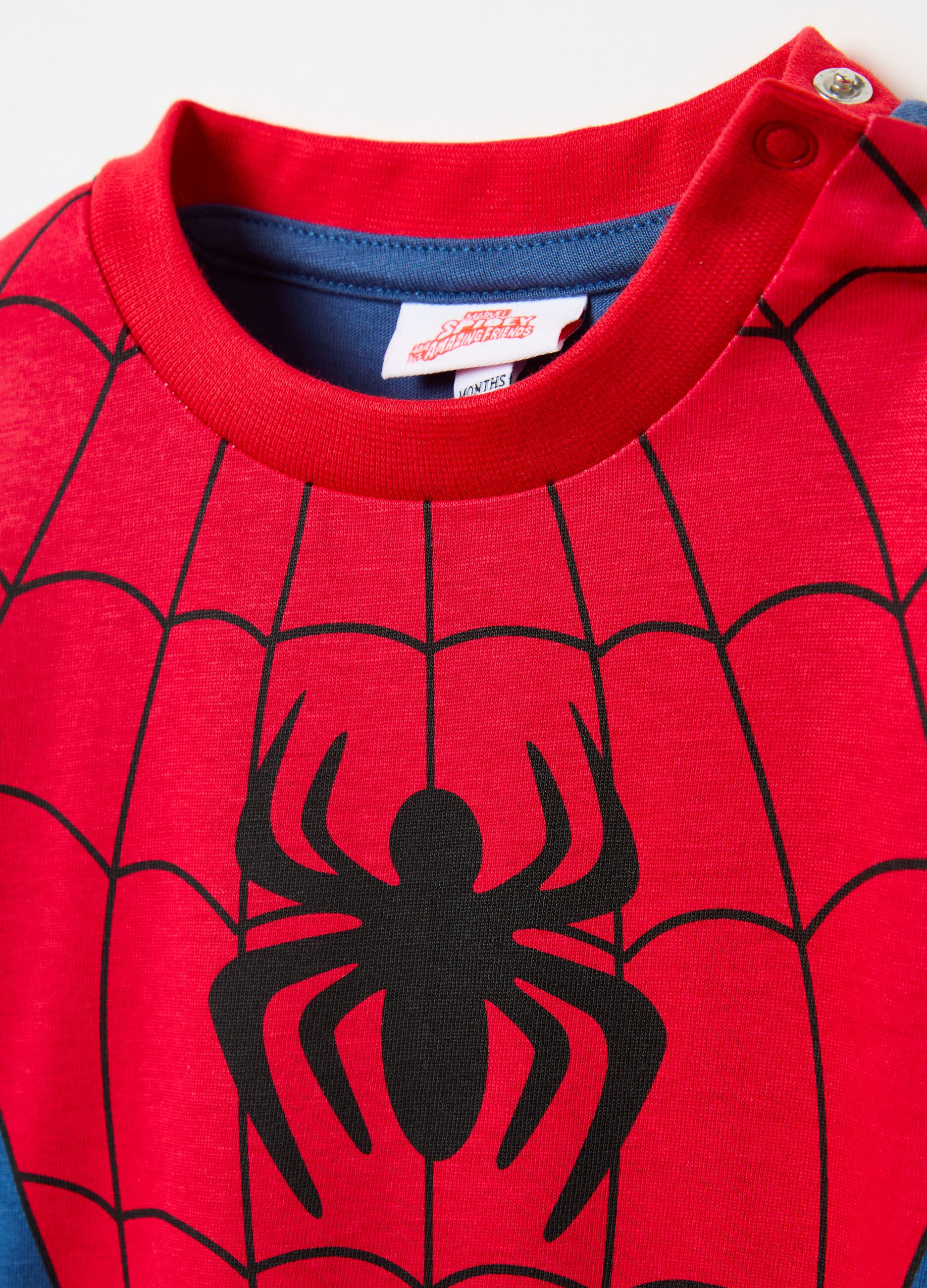 Organic cotton pyjamas with Spidey print