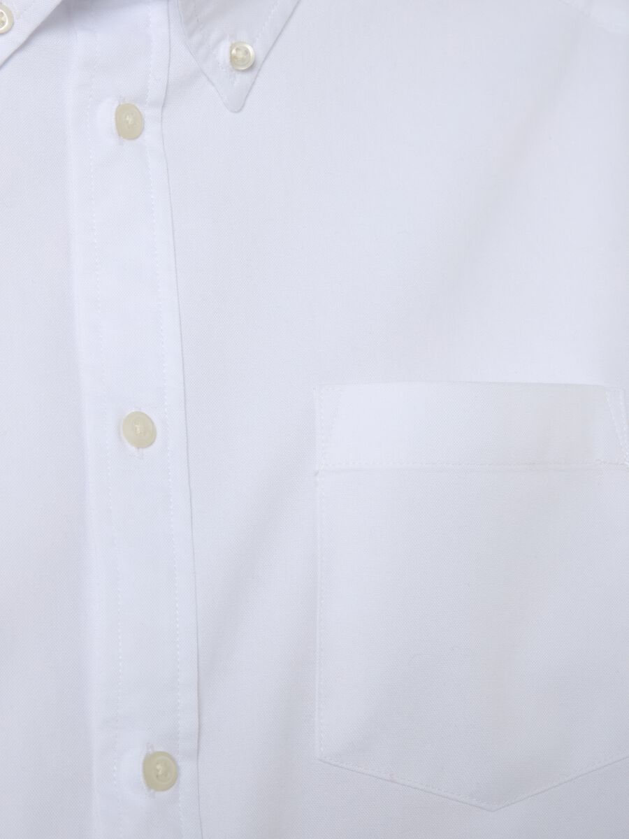 Oxford cotton shirt with button-down collar_5