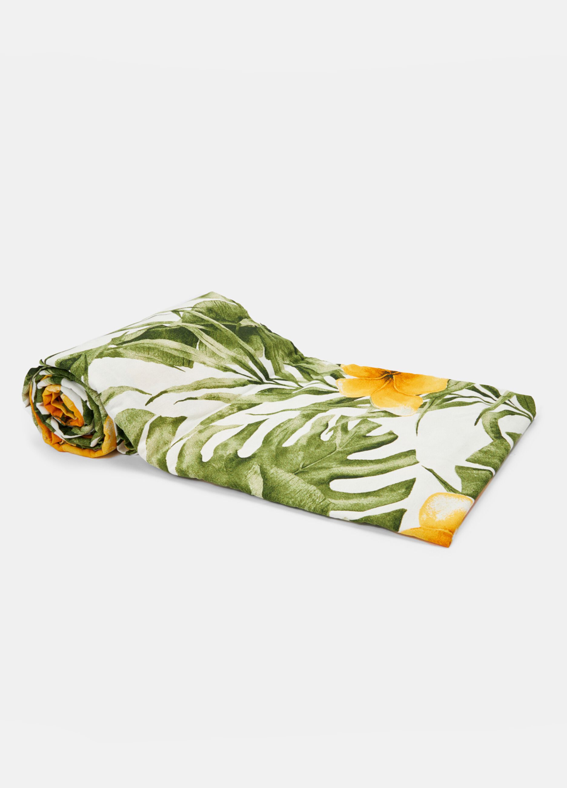 Cotton bath towel with print